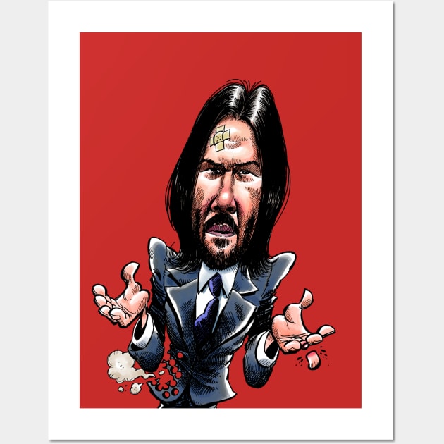 John Wick's Week Wall Art by alexgallego